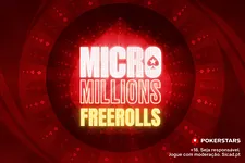 Freeroll PokerStars: 500x entradas para o €50 Main Event do MicroMillions