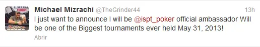 Michael Mizrachi, ambassadeur officiel de l'International Stadiums Poker Tour (ISPT) 102