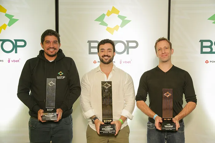 Luan Coelho, Matheus Machado e Benny Glaser