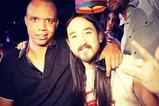 Phil Ivey and Steve Aoki