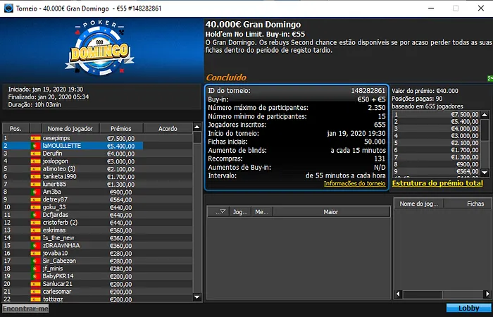 gran domingo 888poker
