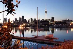 The Auckland skyline