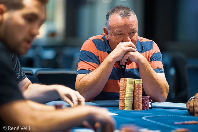 Will anyone today bag more that Day 1a chip leader Diarmuid O’Kane?