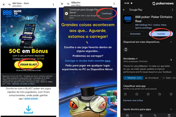 Download app poker 888 Portugal