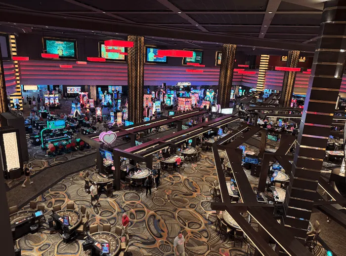 A view of the Pleasure Pit from the new Planet Hollywood Poker Room