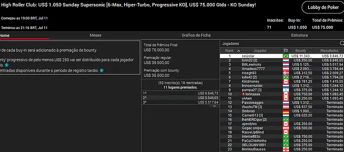 sunday super sonic pokerstars