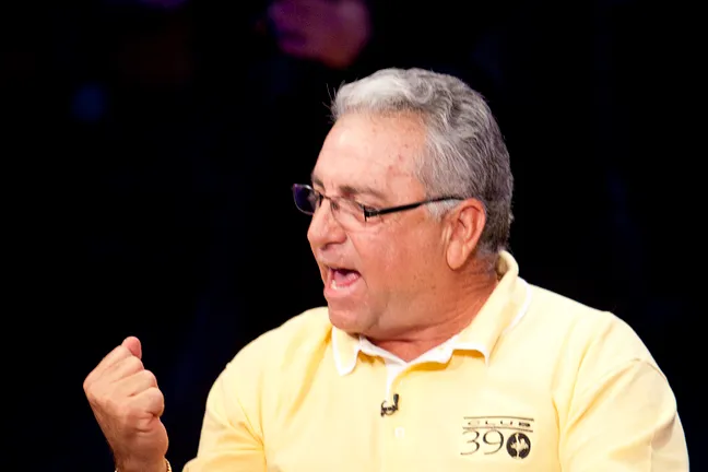John Esposito shows his excitement after winning the above mentioned hand.