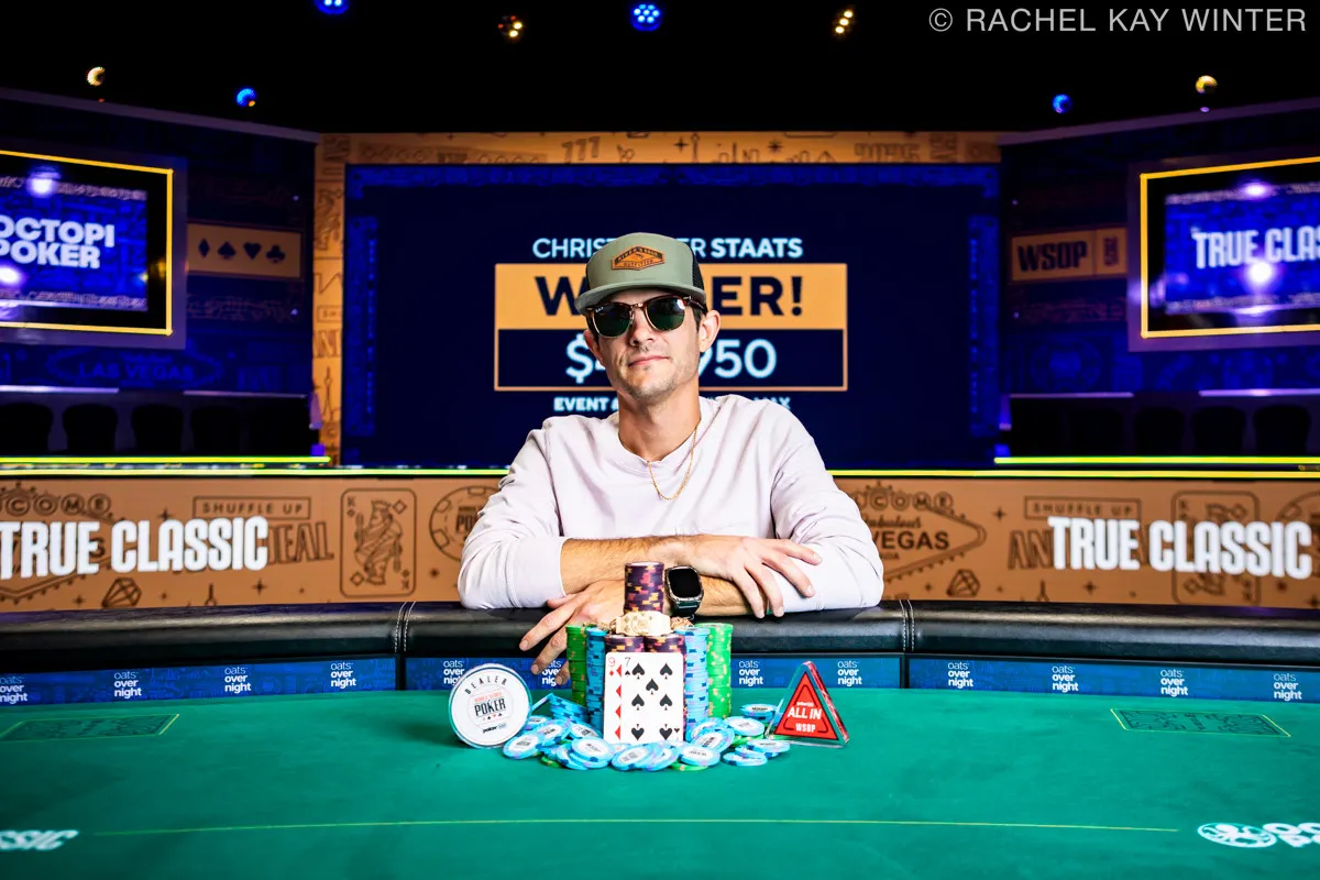 Christopher Staats Wins EV 13 $1,500 6-Handed NLH