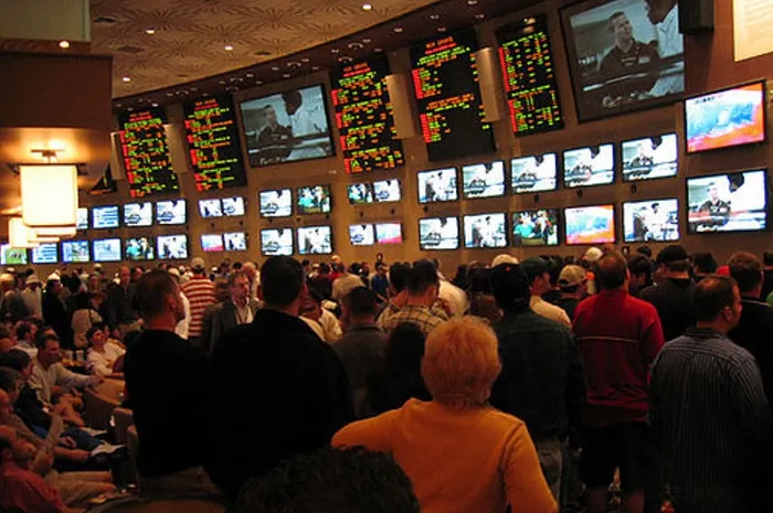 The MGM Grand sportsbook during "March Madness"
