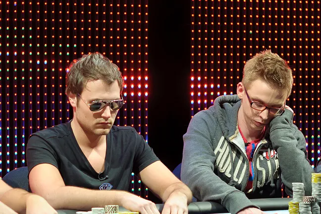 Tobias Reinkemeier and Eli Heath from the feature table