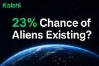 23% chance aliens exist - Kalshi image