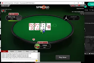 Players place their bets at the PokerStars O'Maha table.