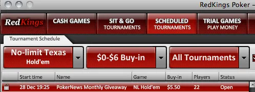 Hoje pelas 19:35 Portáteis, Playstation 3 e mais para Ganhar na RedKings Poker 101