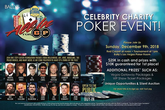 All In for CP Charity Poker Event to Run at Bally's December 9 101