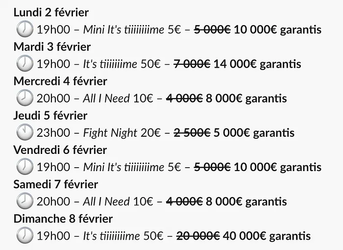 Betclic Double Madness