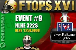 Full Tilt Online Poker Series FTOPS XVI : dimanche 25 avril, betrthanphil a remporté le tournoi Event #9 de NHLE à 322$.