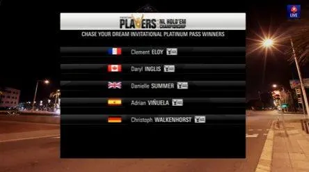 PSPC 5 First Platinum Pass