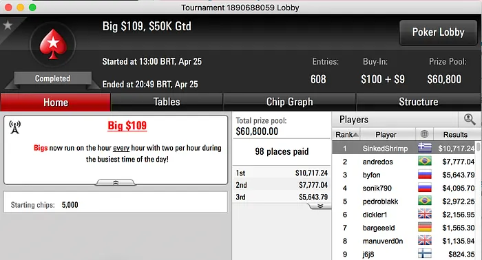 Renato Valentim Atinge 3 Mesas Finais do Super Tuesday num Mês & Mais 103