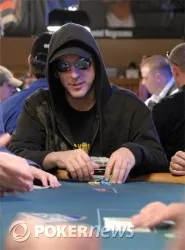 Phil Laak, durante l'Evento #7