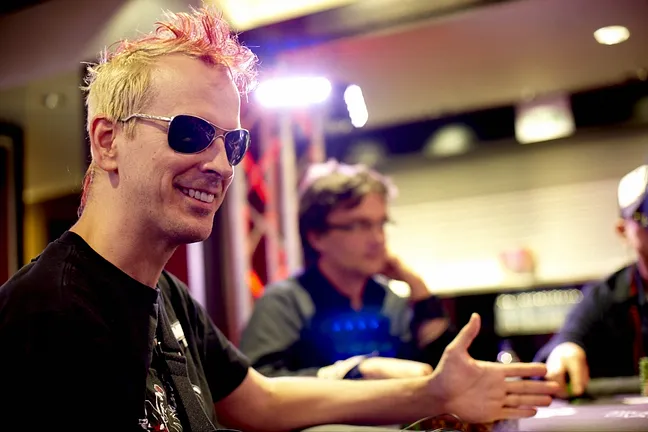 Phil Laak could become the first pink-haired American to win a WSOPE bracelet this week.
