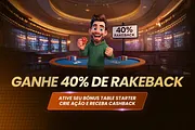 WPT Global oferece 40% de rakeback para jogadores que iniciam mesas de cash game