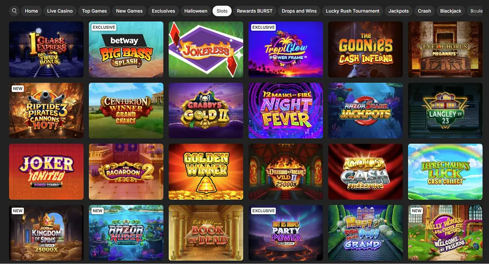 Betway Casino Slots