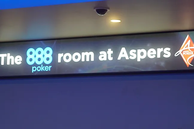 The 888Poker Room at Aspers