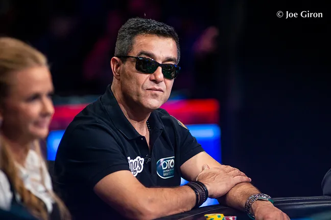 Hossein Ensan has yet to surrender his chip lead