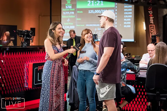 Kristen Bicknell and Alex Foxen at partypoker LIVE MILLIONS Grand Final Barcelona