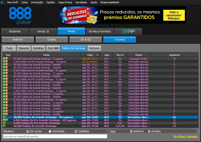 satelites 888poker
