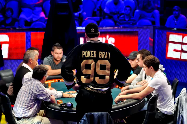 Phil Hellmuth knocked out right before the money bubble.