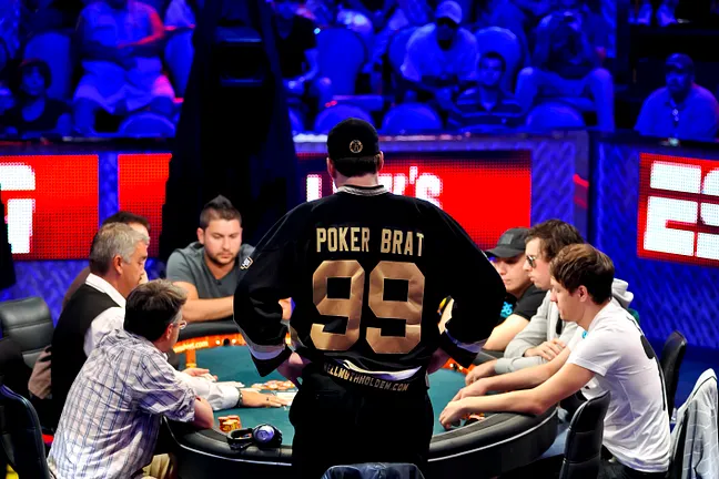 Phil Hellmuth knocked out right before the money bubble.