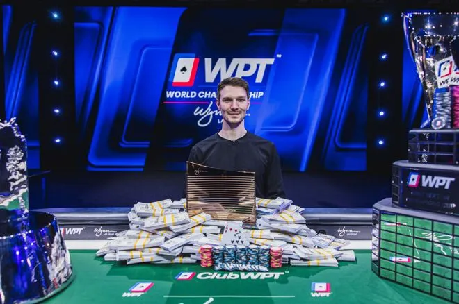 Eliot Hudon 2022 WPT World Championship Main Event winner