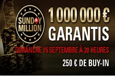 PokerStars.fr - Sunday Million : Un prizepool d'1.000.000€ garanti