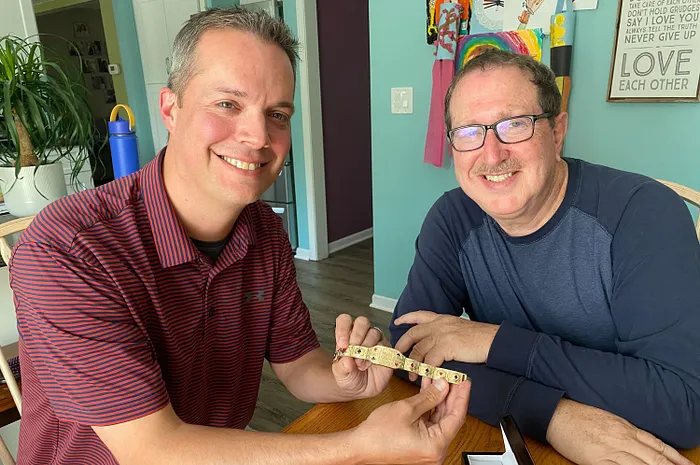 Todd Estes with Norman Chad