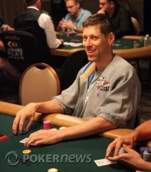 Day 2 chip leader Huck Seed