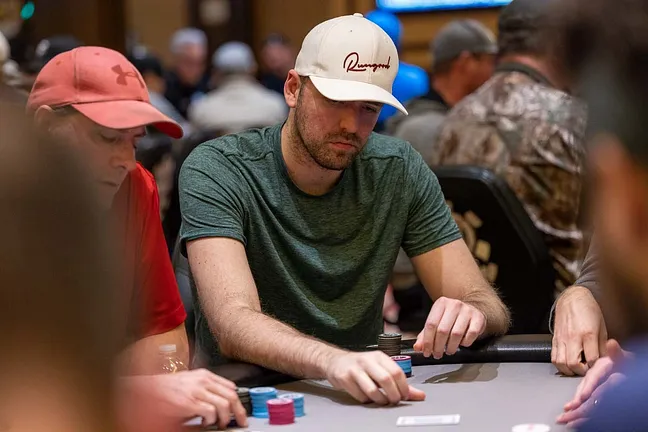 Brian Frenzel in Day 1a action