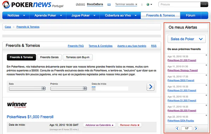 Novidades na PokerNews 103