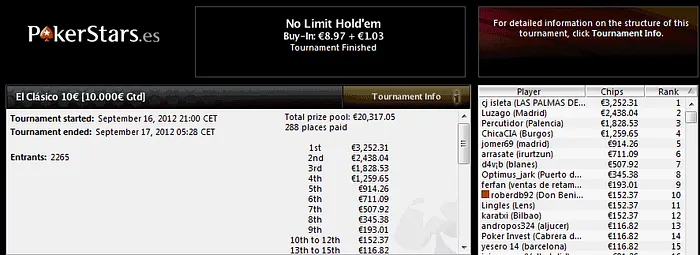 'maxic277' logra el mayor pinchazo del fin de semana en las .es 102