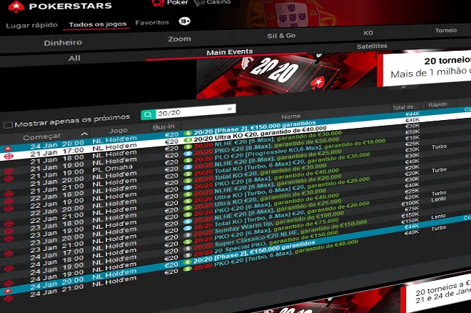 Torneios 20/20 PokerStars Portugal