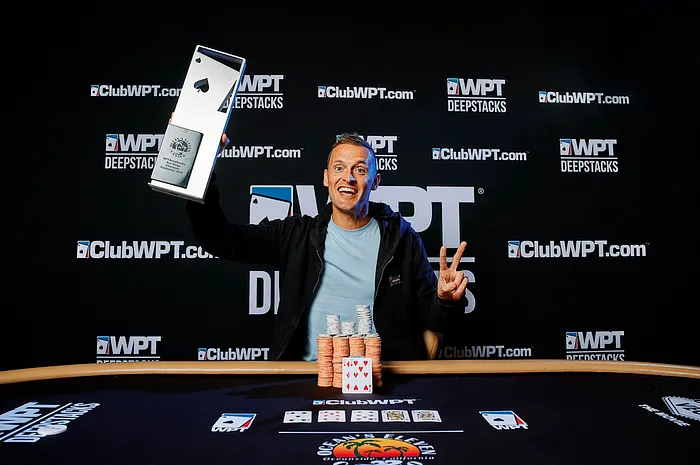 Stefano Moreale had about $10K in winnings before shipping WPTDeepStacks.