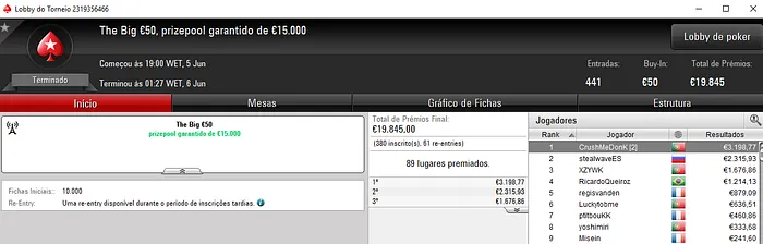 Super Tuesday Online para CrushMeDonk, nanilindo e tiagoferreir 101