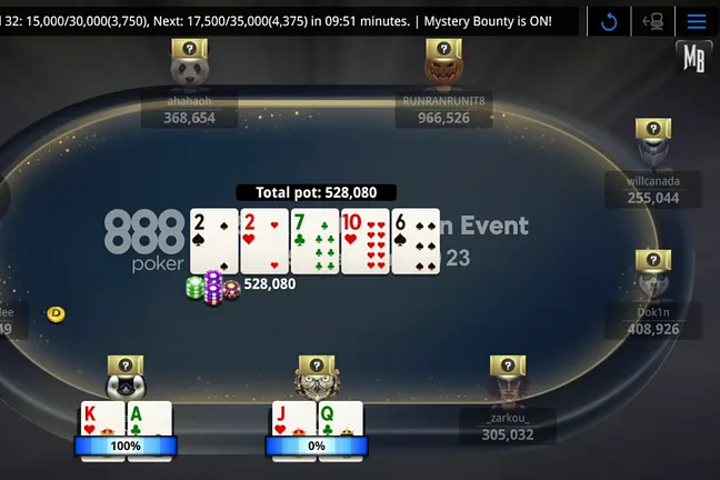 "Krutjaska" Surviving Huge with 26 Left at Break