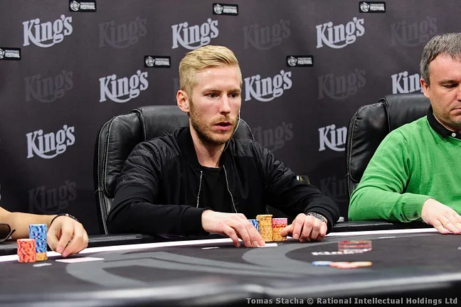 Tomas Soderstrom at the King's High Roller Final Table