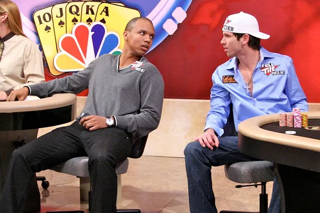 Phil Ivey and John Racener were both Round 1 losers.