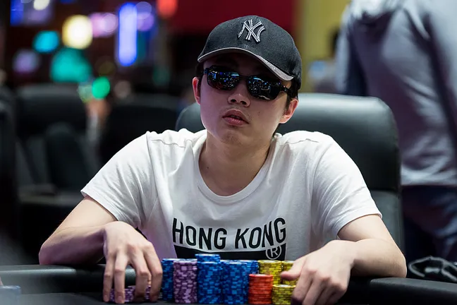 The man to catch - Day 2 chip leader XiaoHua Fu