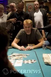 Binger stares across the table at his heads-up nemesis