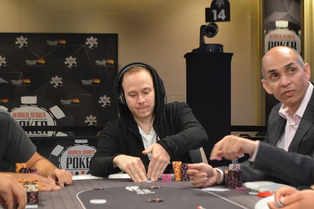 James Romero (pictured in the €3,500 High Roller)
