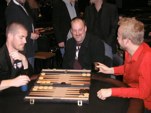 Gus Hansen Backgammon con Lylloff