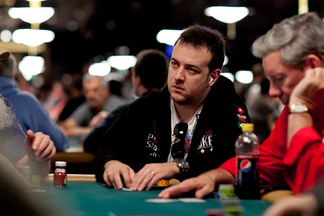 Alexandre Gomes will begin Day 2 as one of the big stacks.